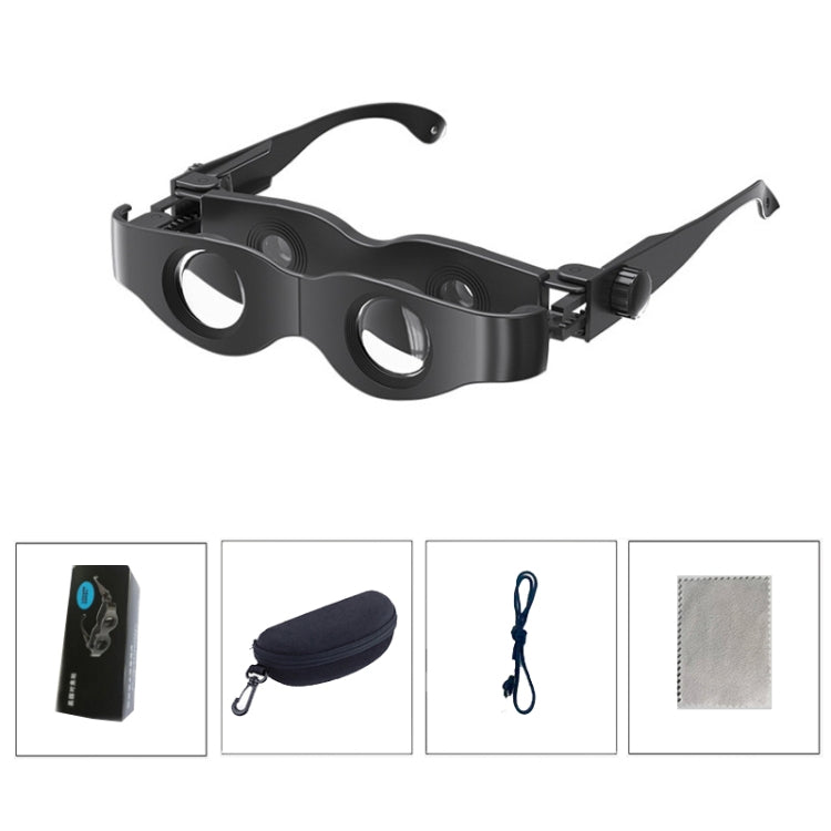 DM0125 3X Fishing Binoculars Adjustable Focus Glass Type Binoculars, Hardcover, With Grey Polarised Lens, With Yellow Polarised Lens, With Red Polarised Lens, With Grey + Yellow  Lens, With Tricolour  Lens