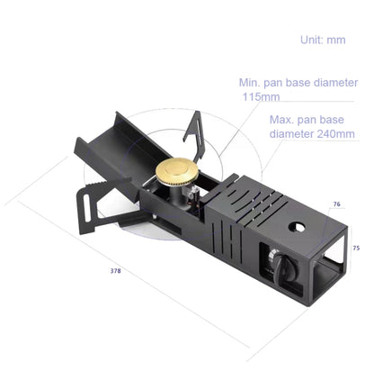 Integrated Folding Cassette Oven Outdoor Camping Stoves Gas Barbecue, Camping Stoves