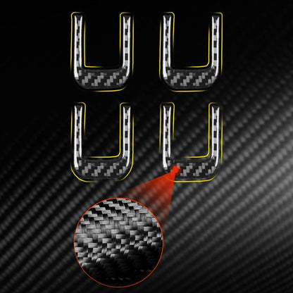 For Chevrolet Corvette C8 4pcs /Set Sun Visor Decorative Sticker