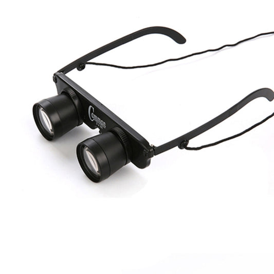 Camman 3 x 28 Adjustable Focus Glass Type Fishing Binoculars ,Spec:, Only  Binoculars, With Zippered Glasses Case