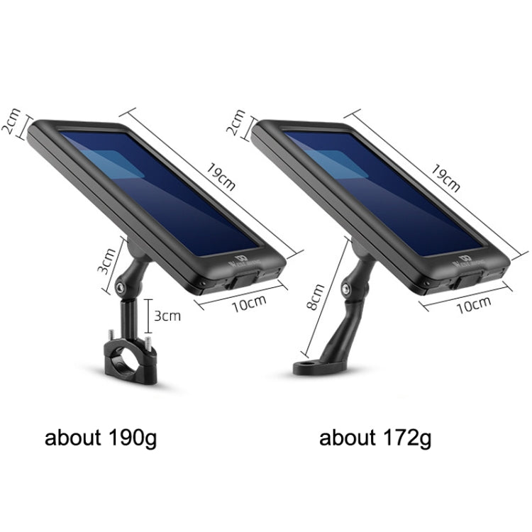 WEST BIKING Mountain Bicycle Riding Shock-proof Fixed Mobile Phone Bracket, Style:, Handlebar, Rearview Mirror