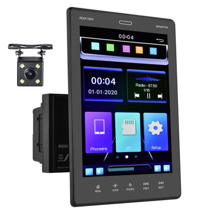 9520C Double Spindle 9.5 Inch Vertical Screen Car MP5 Player, Style:, Standard, Standard+4 Light Camera, Standard+8 Light Camera, Standard+12 Light Camera, Standard+AHD Light Camera