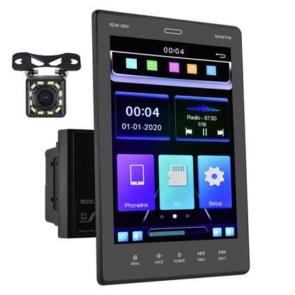 9520C Double Spindle 9.5 Inch Vertical Screen Car MP5 Player, Style:, Standard, Standard+4 Light Camera, Standard+8 Light Camera, Standard+12 Light Camera, Standard+AHD Light Camera