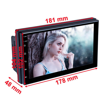 C7001 7 Inch Touch Screen Built-In CarPlay Car MP5 Player, Style:, 7 inch Standard, 7 inch Standard+4 Light Camera, 7 inch Standard+8 Light Camera, 7 inch Standard+12 Light Camera, 7 inch Standard+AHD Camera