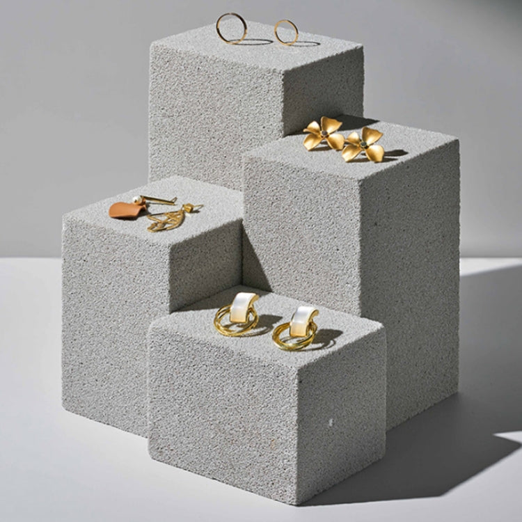 Jewelry Still Life Ornaments Geometry Photography Props, Size:, Door Hole 8x21x30 cm, Door Hole 8x14x20 cm, Square 10x15x3.5 cm, Irregular 3PCS/Set