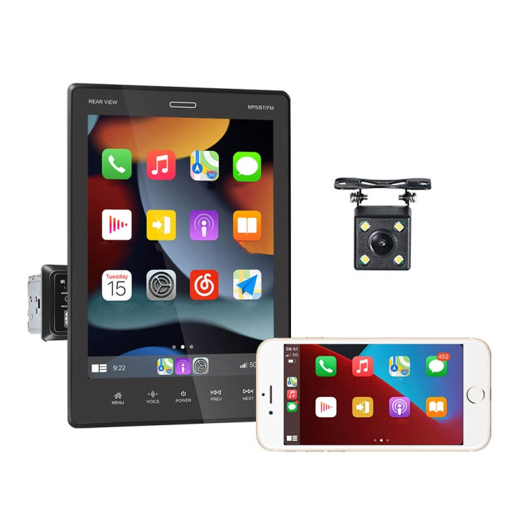 C800 9.5 Inch MP5 Single Butt Carplay Player, Style:, Standard, Standard+4 Light Camera, Standard+8 Light Camera, Standard+12 Light Camera