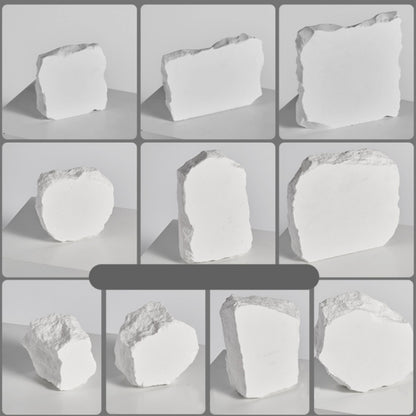 Irregular Plaster Jewelry Ornaments Photography Props, Size:, 1.6cm Small, 1.6cm Medium, 1.6cm Large, 2.6cm Small, 2.6cm Medium, 2.6cm Large, 4.8cm Small, 4.8cm Medium, 4.8cm Large A, 4.8cm Large B