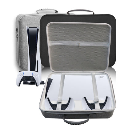 For PS5 Slim Game Console EVA Storage Bag Handbag Carrying Case, 1959 Black, 1959 Gray