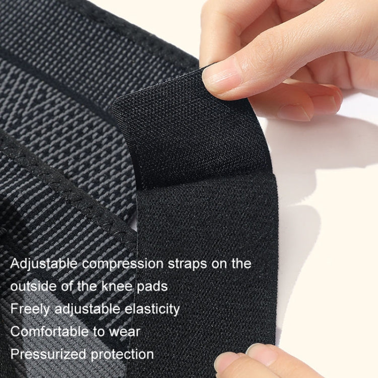 1pair Anti-Slip Compression Straps Keep Warm And Lengthen Knee Pads, S, M, L, XL, XXL