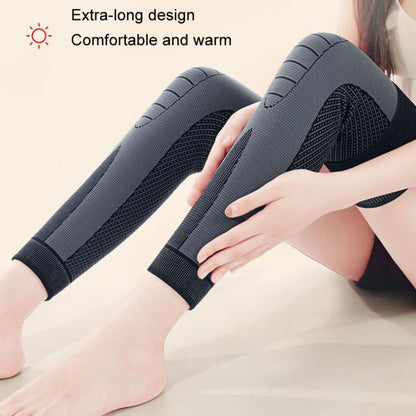 1pair Anti-Slip Compression Straps Keep Warm And Lengthen Knee Pads, S, M, L, XL, XXL