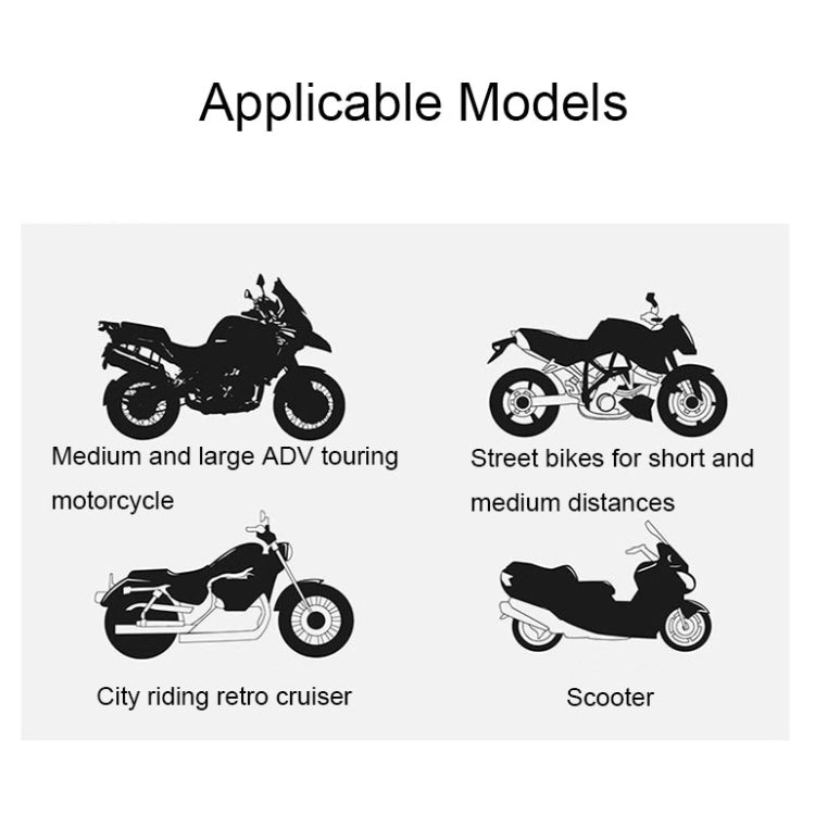 Rhinowalk MT4060 Large-capacity Foldable Expandable Tail Bag for Motorcycle Riding with Rain Cover, MT4060