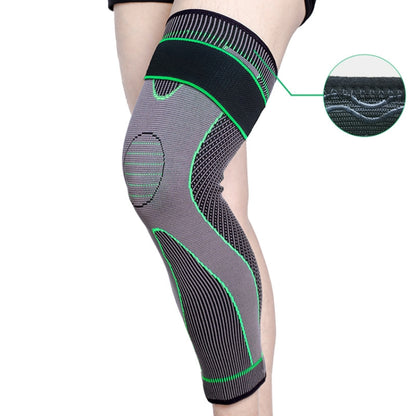 Nylon Knitted Riding Sports Extended Knee Pads, XL, XXL