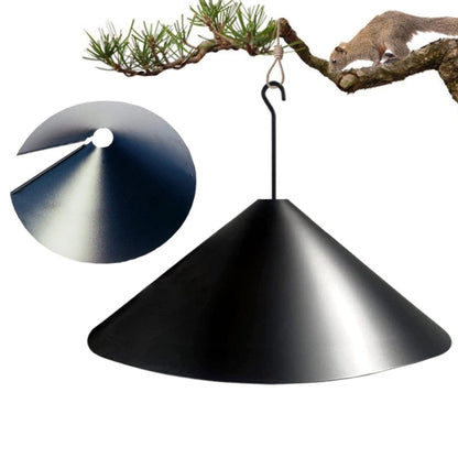 Spliced Squirrel Baffle Fence Bird Feeder Protective Cover, 12 inch With Hook, 14 inch With Hook, 18 inch With Hook, 19 inch With Hook, 12 inch