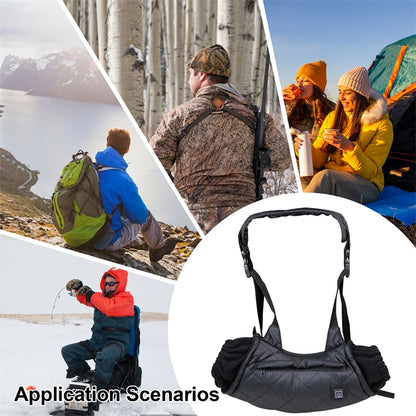Outdoor Camping USB Heated Smart Warm Handbag, Handbag(Black), Smart Warm Handbag