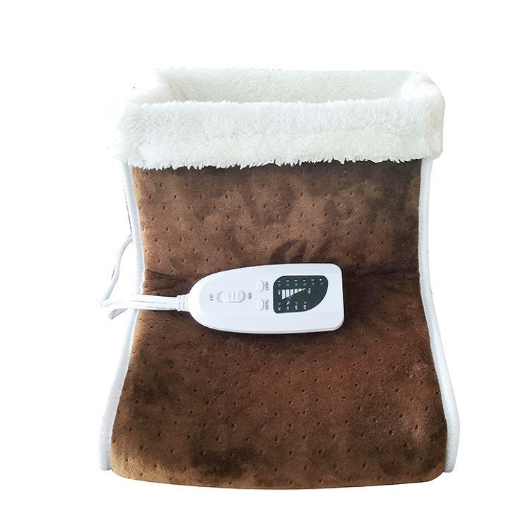 Plug-in High-top Electric Foot Warmer Heated Foot Warmer Boots, UK Plug 240V, EU Plug 230V, US Plug 120V