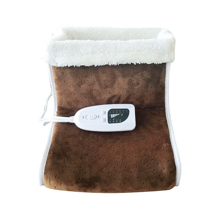 Plug-in High-top Electric Foot Warmer Heated Foot Warmer Boots, UK Plug 240V, EU Plug 230V, US Plug 120V