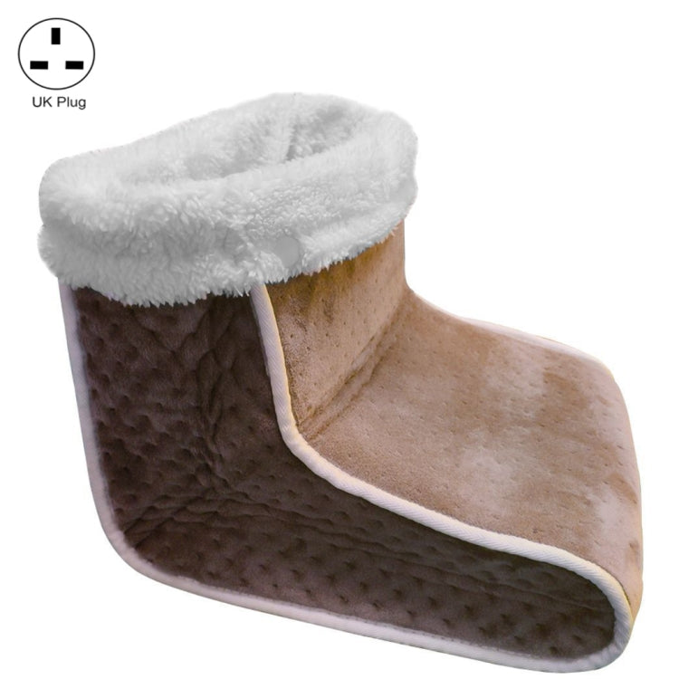 Plug-in High-top Electric Foot Warmer Heated Foot Warmer Boots, UK Plug 240V, EU Plug 230V, US Plug 120V