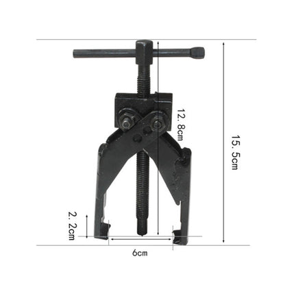 Two-claw Cross Spiral Bearing Removing Wheel Pulpper, 15.5 cm