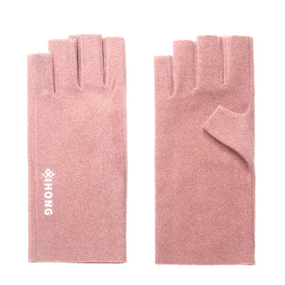 WST-41 Winter Thin Flannel Warm Finger Gloves Nail Protective Gloves, Spec:, Finger (Beige), Finger (Pink), Finger (Purple), Finger (Green), Finger (Yellow), Finger (Brown), Finger (Grey), Finger (Black), Mittens (Beige), Mittens (Pink), Mittens (Purpl...