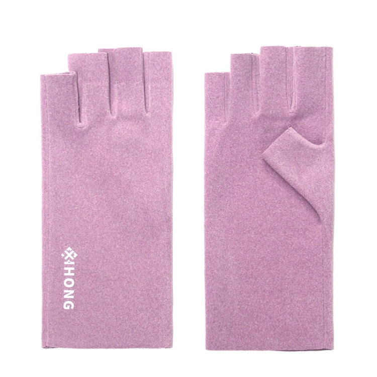 WST-41 Winter Thin Flannel Warm Finger Gloves Nail Protective Gloves, Spec:, Finger (Beige), Finger (Pink), Finger (Purple), Finger (Green), Finger (Yellow), Finger (Brown), Finger (Grey), Finger (Black), Mittens (Beige), Mittens (Pink), Mittens (Purpl...