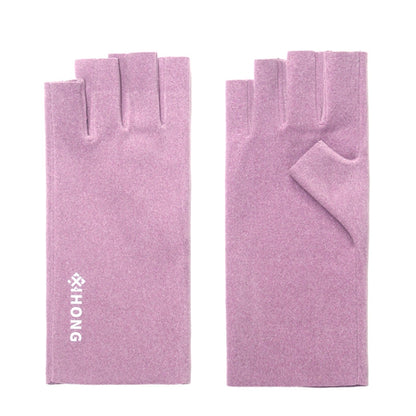 WST-41 Winter Thin Flannel Warm Finger Gloves Nail Protective Gloves, Spec:, Finger (Beige), Finger (Pink), Finger (Purple), Finger (Green), Finger (Yellow), Finger (Brown), Finger (Grey), Finger (Black), Mittens (Beige), Mittens (Pink), Mittens (Purpl...