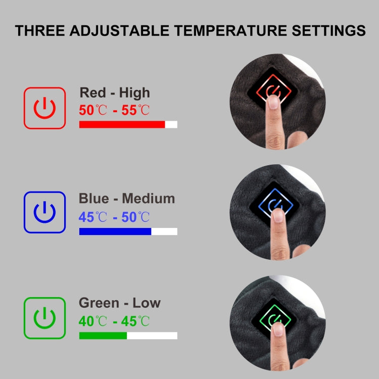 Electric Heated Hand Warmer Muff Cold Weather Thermal Glove Waist Bag, Heated Hand Warmer