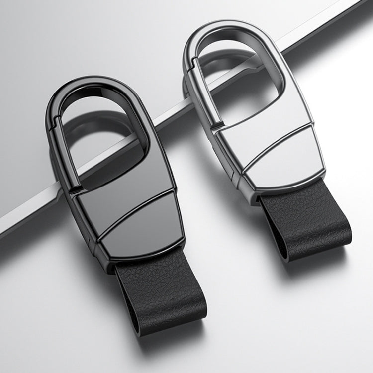 Metal Waist Hang Car Key Chain Simple Lock Pendant