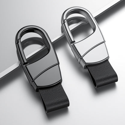 Metal Waist Hang Car Key Chain Simple Lock Pendant