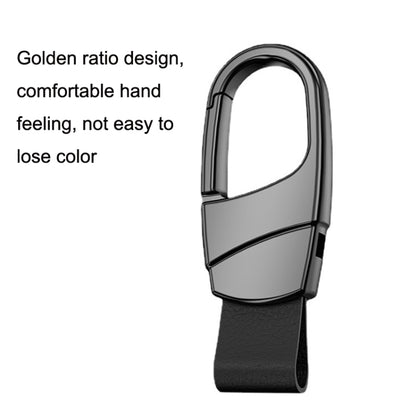 Metal Waist Hang Car Key Chain Simple Lock Pendant