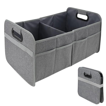 Car Trunk Folding Oxford Fabric Storage Bag, 55L Gray