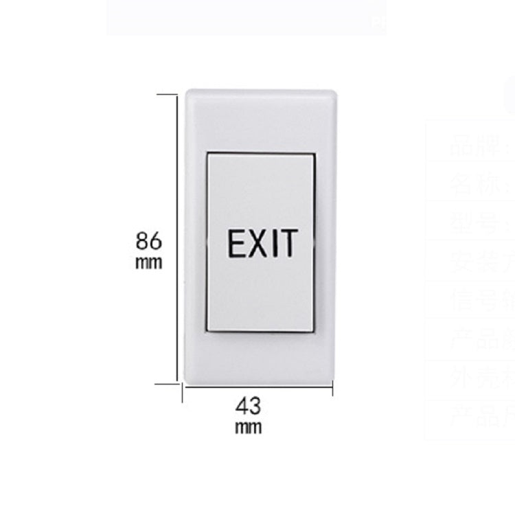 Access Control Switch Metal Touch Infrared Switch, Narrow Side Switch, Metal Brushed Switch, A03 Touch Switch, C30A Touch Switch, E5 Golden Switch
