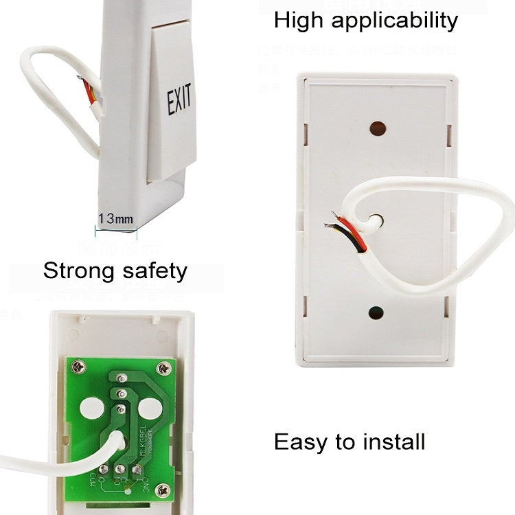 Access Control Switch Metal Touch Infrared Switch, Narrow Side Switch, Metal Brushed Switch, A03 Touch Switch, C30A Touch Switch, E5 Golden Switch