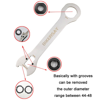 BIKERSAY Bicycle Axle Removal Tool Tail Hook Wrench Repair Tools, GK-FK02