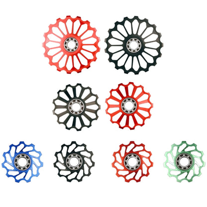 BIKERSAY Bicycle Rear Derailleur Bearing Guide Wheel Accessories, SDL-11 Black, SDL-11 Red, SDL-11 Blue, SDL-11 Green, SDL-13 Black, SDL-13 Red, SDL-17 Black, SDL-17 Red