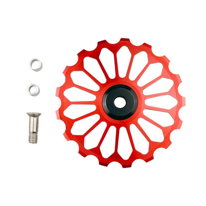 BIKERSAY Bicycle Rear Derailleur Bearing Guide Wheel Accessories, SDL-11 Black, SDL-11 Red, SDL-11 Blue, SDL-11 Green, SDL-13 Black, SDL-13 Red, SDL-17 Black, SDL-17 Red