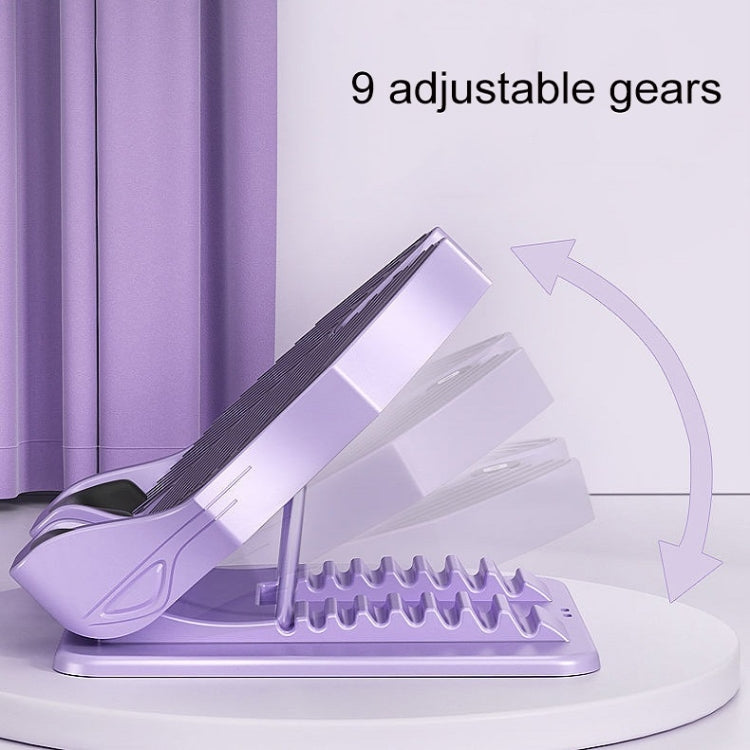 Folding Stretching Board Magnet Massage Inclined Pedal, Lilac Purple (ABS), Sakura Pink (ABS)