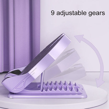 Folding Stretching Board Magnet Massage Inclined Pedal, Lilac Purple (ABS), Sakura Pink (ABS)