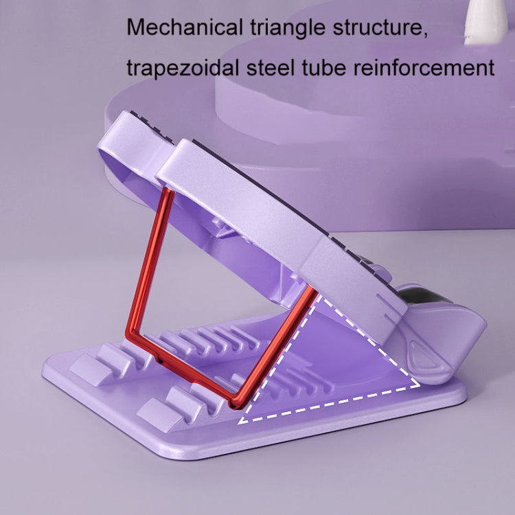 Folding Stretching Board Magnet Massage Inclined Pedal, Lilac Purple (ABS), Sakura Pink (ABS)