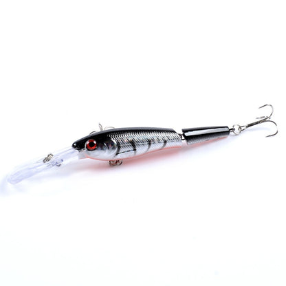 M0208 13.3cm/13.4g Lure Bionic Multi-section Mino Fake Lure Plastic Lure, M0208 1, M0208 2, M0208 3, M0208 4, M0208 6