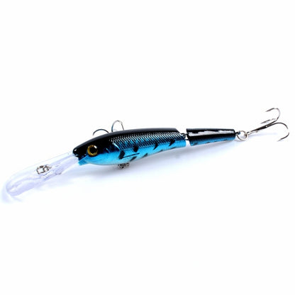 M0208 13.3cm/13.4g Lure Bionic Multi-section Mino Fake Lure Plastic Lure, M0208 1, M0208 2, M0208 3, M0208 4, M0208 6