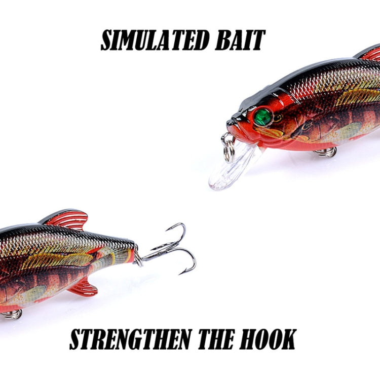 LB72 8cm/10.9g Lure Painted Floating Bionic Lure Rattle Pearl False Lure, LB72 1, LB72 2, LB72 3