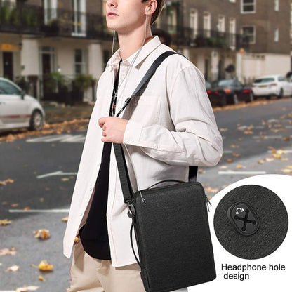 Portable Laotop Bag Waterproof Multifunctional Shoulder Crossbody Bag, 13.3-14 Inch