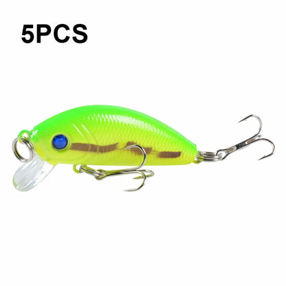 5 PCS M0081 5cm 3.6g Bionic Lure Mino Plastic Hard Lure, M0081 8, M0081 1, M0081 2, M0081 3, M0081 4, M0081 6