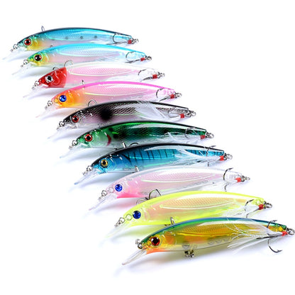 M0195 11cm/13.4g Lures Casting Feather Hook Mino Hard Baits Bionic Bait, M0195 10, M0195 1, M0195 3, M0195 4, M0195 5, M0195 6, M0195 7, M0195 8, M0195 9