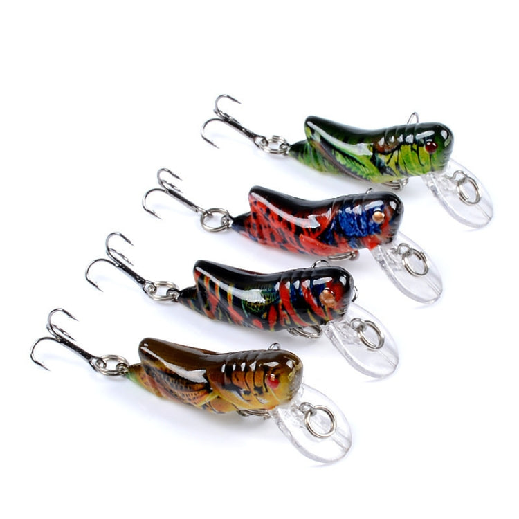 LB119 Insect Grasshopper Bionic Bait Painted Plastic Hard Bait, LB119 4, LB119 1, LB119 2