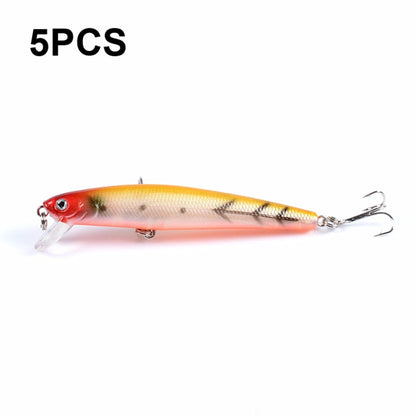 5 PCS M0205 9.6cm/9.8g Minnow Bionic Fake Bait Plastic Floating Hard Bait, M0205 3, M0205 4, M0205 5, M0205 6, M0205 1, M0205 2