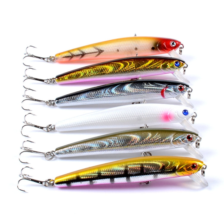 5 PCS M0205 9.6cm/9.8g Minnow Bionic Fake Bait Plastic Floating Hard Bait, M0205 1, M0205 2, M0205 3, M0205 4, M0205 5, M0205 6