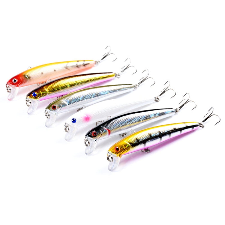 5 PCS M0205 9.6cm/9.8g Minnow Bionic Fake Bait Plastic Floating Hard Bait, M0205 1, M0205 2, M0205 3, M0205 4, M0205 5, M0205 6