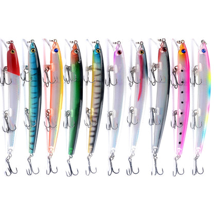 M0231 13.5cm 15g Mino Rattle Pearl Long-distance Suspension Laser Hard Lure, M0231 3, M0231 4, M0231 5, M0231 6, M0231 7, M0231 8, M0231 9, M0231 10, M0231 1