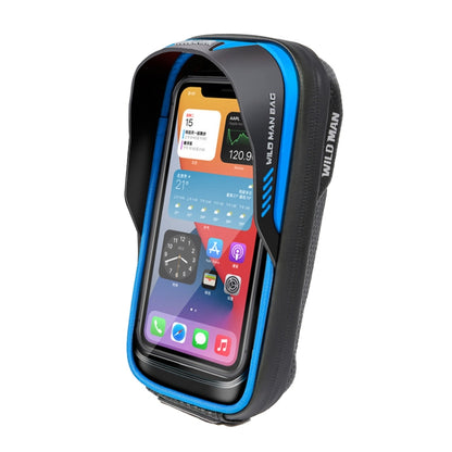 WILD MAN ES16 0.5L EVA Hard Shell Waterproof Touch Screen Bicycle Handlebar Bag, ES16 (Grey), ES16 (Blue), ES16 (Red)